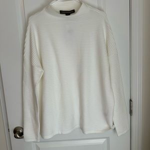 NWT French Connection High Neck Sweater - Winter White - Size Large